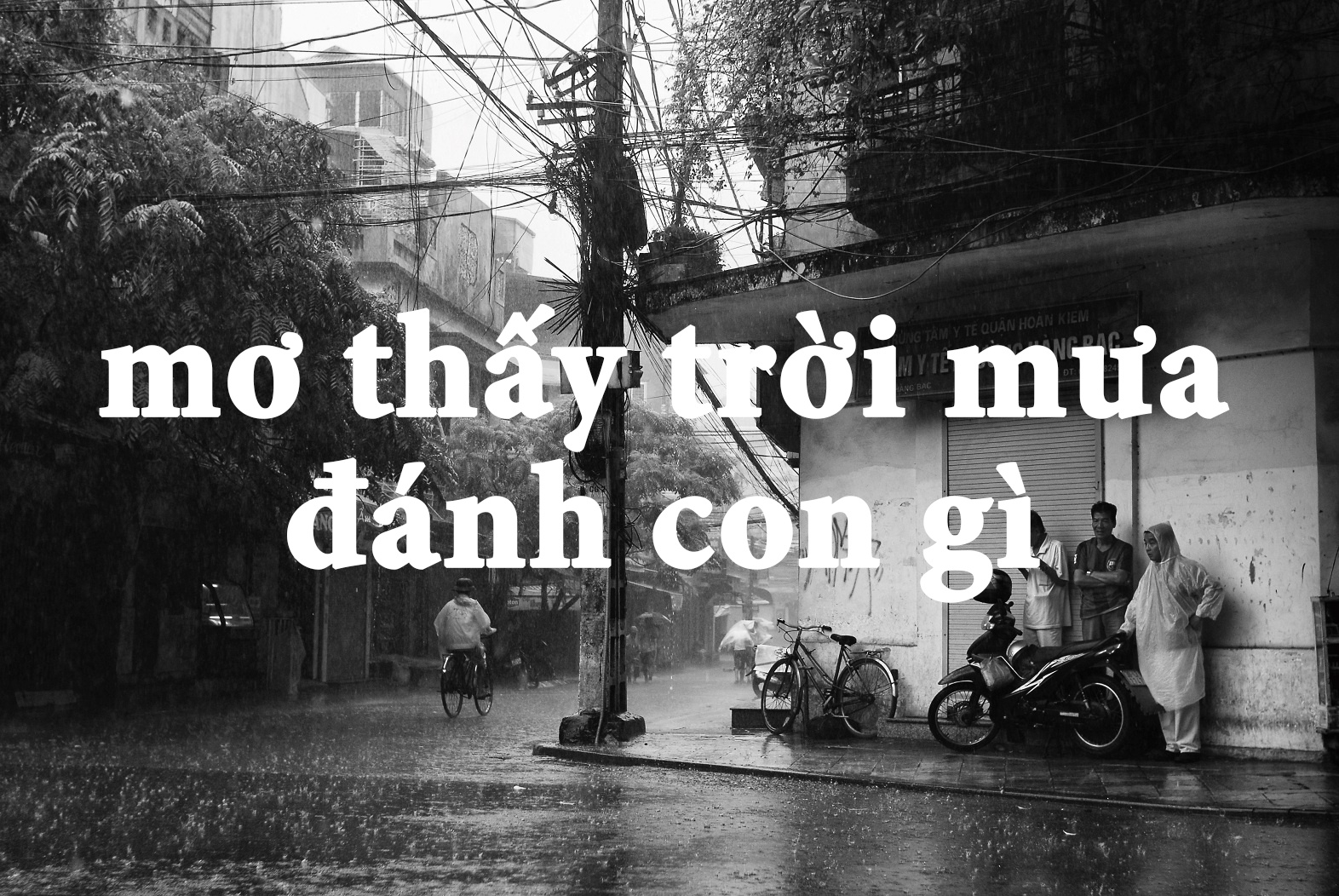 Mơ thấy trời mưa đánh con gì? Giải mã hay cùng Gi8