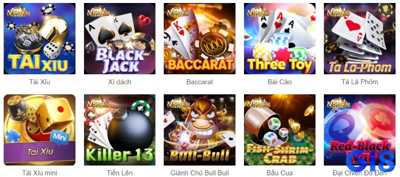 Cổng game bài Gi8 dành được nhiều tình cảm từ anh em cược thủ ở nhiều quốc gia