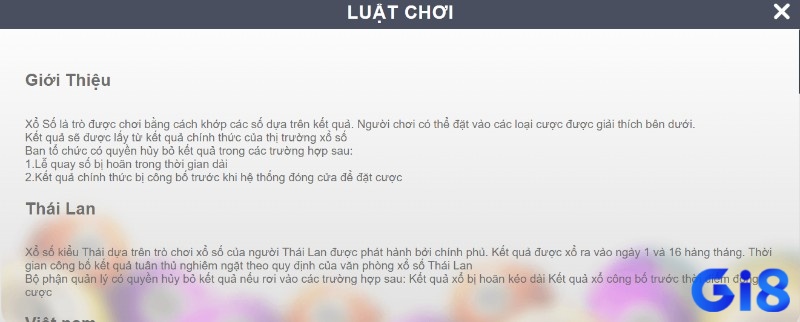 Luật chơi được giải thích rất chi tiết