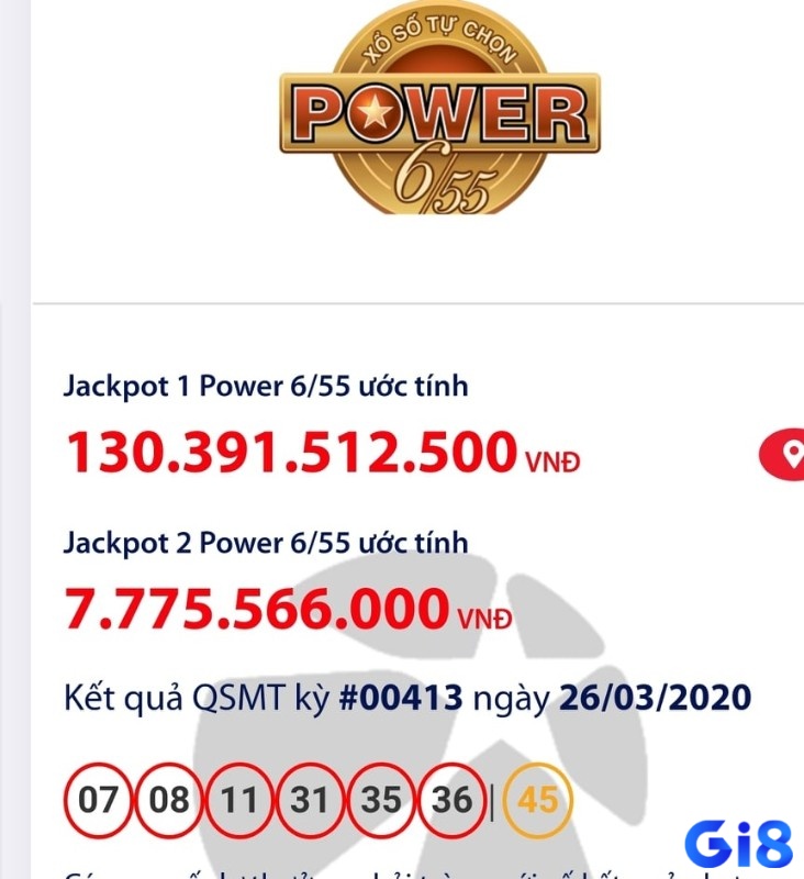 Power 6/55 có giá khá rẻ và cách chơi dễ dàng nhưng giải thưởng khá cao